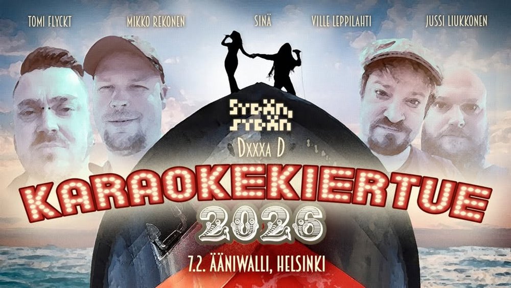 SYDÄN, SYDÄN – KARAOKEKIERTUE 2026