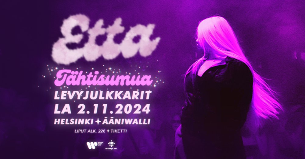 ETTA: TÄHTISUMUA -LEVYJULKKARIT