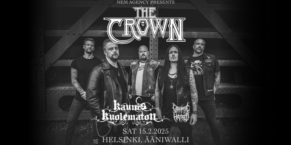 THE CROWN (SWE), KAUNIS KUOLEMATON, CRYPTIC HATRED