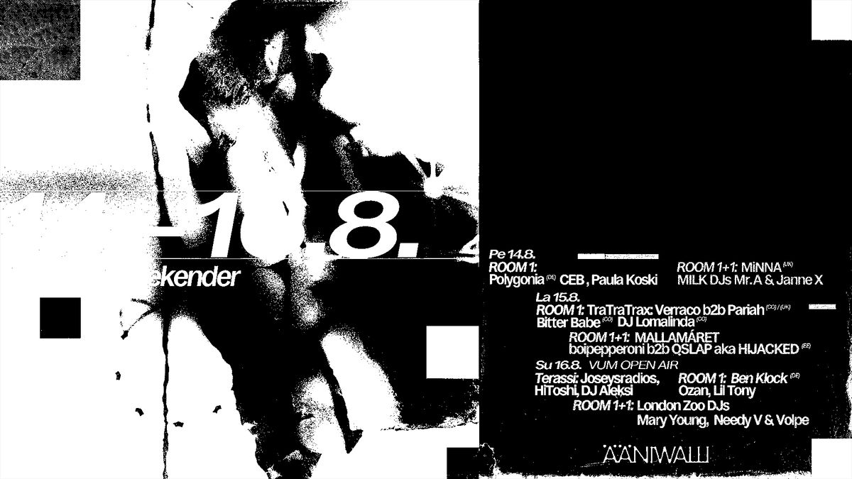 Ääniwalli Weekender: Polygonia (DE), MiNNA (UK)