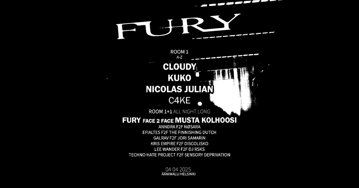 FURY: CLOUDY, KUKO, NICOLAS JULIAN (DE)