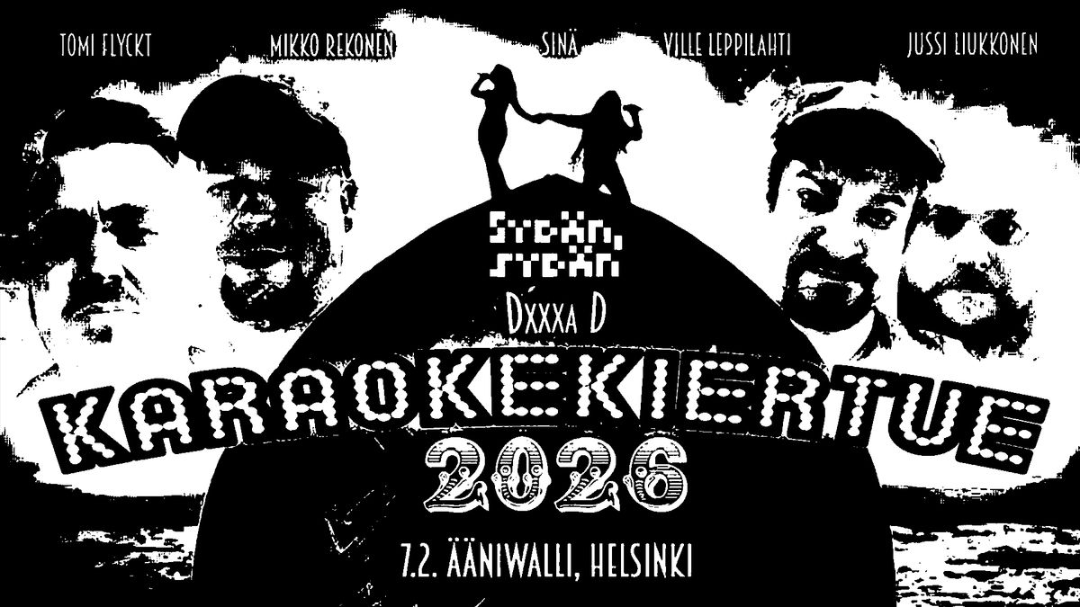 SYDÄN, SYDÄN – KARAOKEKIERTUE 2026
