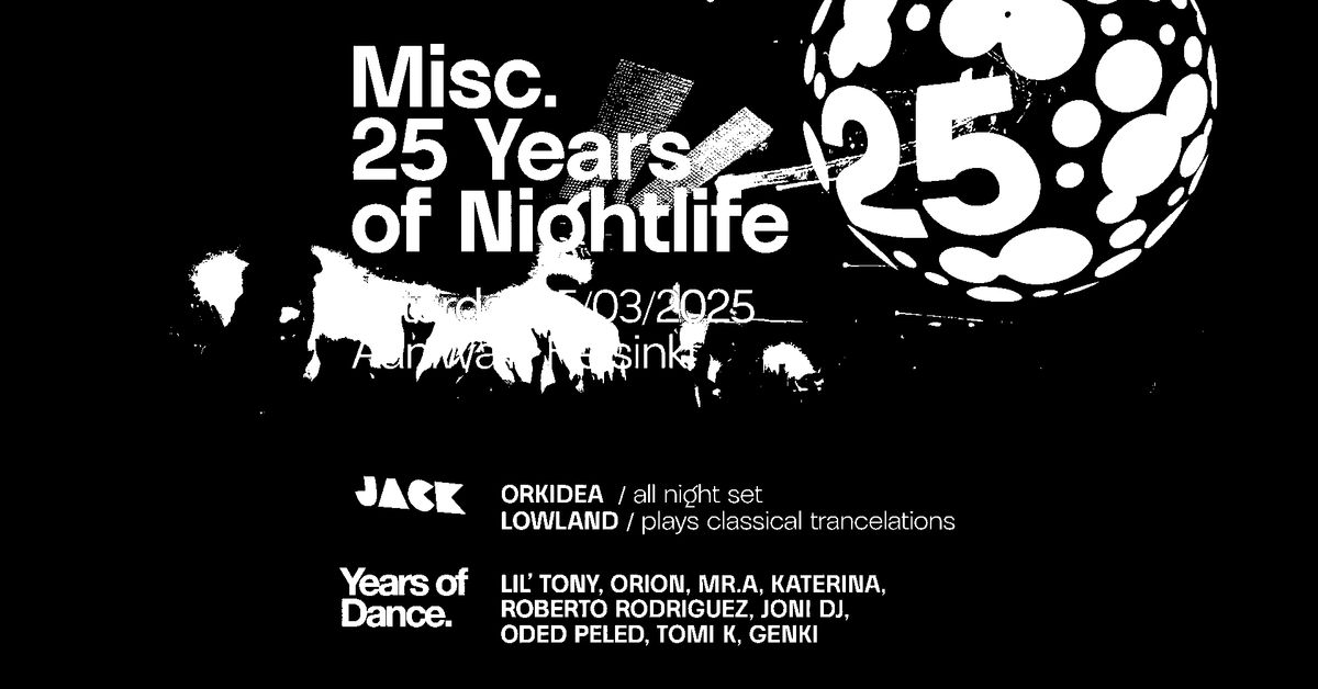 Misc. 25 Years of Nightlife