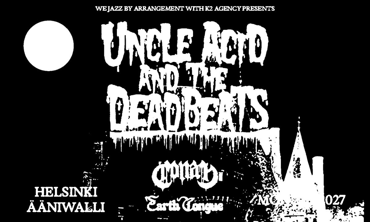 Uncle Acid and The Deadbeats (UK) + Conan (UK), Earth Tongue (NZ)